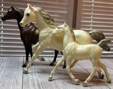 Vintage Breyer Horse 120 130 Running Mare Sugar Matte Alabaster 1960 Arabian Lot