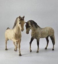 ​Vintage Breyer Horse Classics Lot Arabian Stallion Dapple Grey & Palomino Mare
