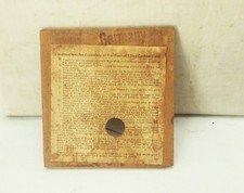 Vintage E.Schmeckenbecher Cuckoo clock case back rear door wood cover Germany