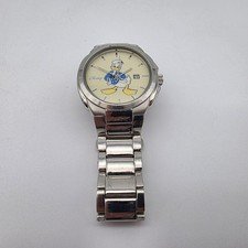 Vintage Men's Classic DISNEY Donald Duck Stainless Steel Watch 90s