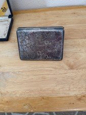 Vintage; Silver Cigarette Case (Stamped 950); From Japan; Preowned.