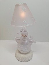 Vintage Snowman Lamp