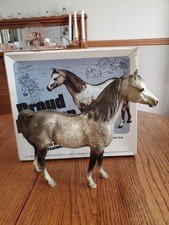 Vtg Breyer Dapple Gray Horse With Box