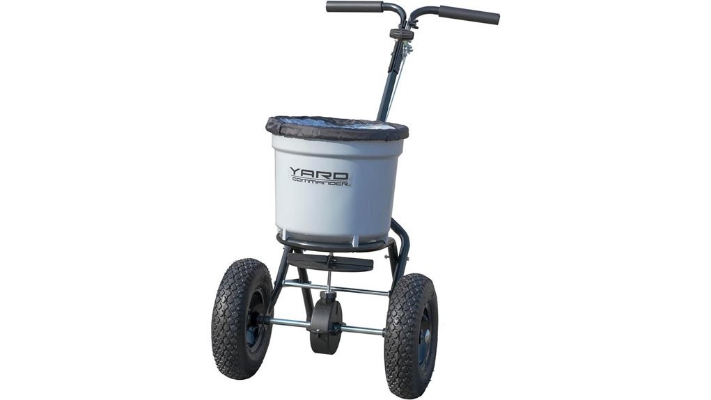 walk behind fertilizer spreader