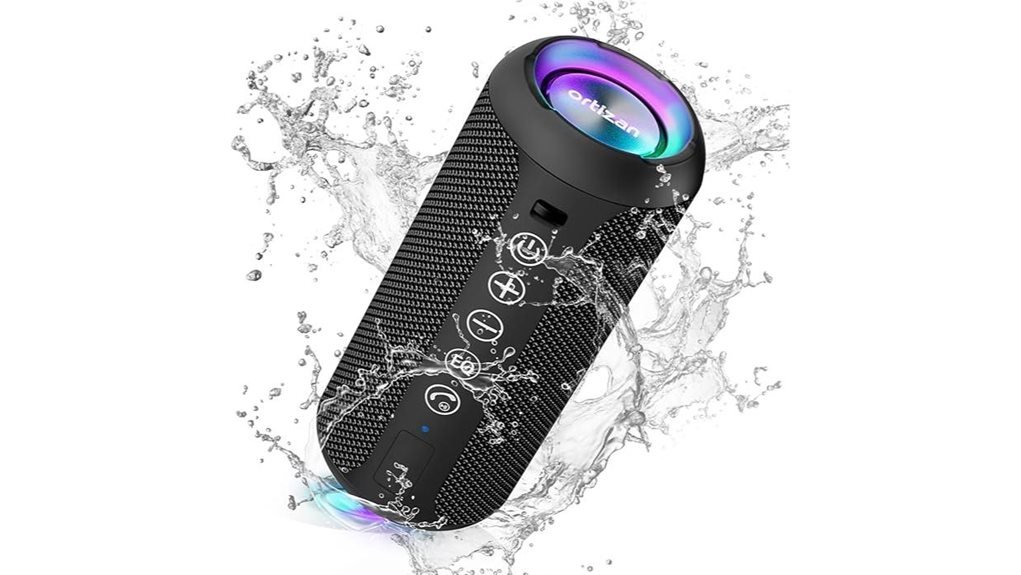 waterproof portable bluetooth speaker