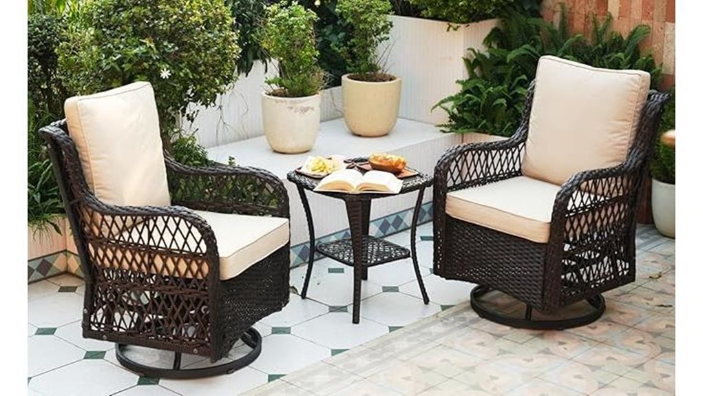 wicker patio furniture set