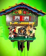 World Famous SCHMECKENBECHER Farmers Daughter Musical Cuckoo Clock #25
