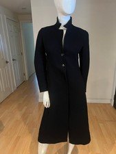 Y2K 2000'S PRADA TEXURED WOOL LONG COAT SIZE 42 / 6 US
