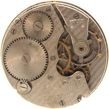 1895-1900 INGERSOLL POCKET WATCH MOVEMENT 704164 7j 42.2mm (FP)