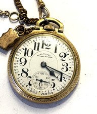 1951 Hamilton 21J Railway Special Pocket Watch - Grade 992B - 10k GP Case