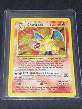 1999 Pokemon Charizard 004/102 Base Set Holo Unlimited Rare, Vintage! EX-NM!