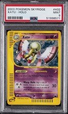 2003 POKEMON SKYRIDGE #H32 XATU-HOLO PSA 9