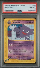 2003 Pokémon Skyridge HAUNTER 63/144 PSA 8 Mint Non Holo E SERIES -We Ship Quick