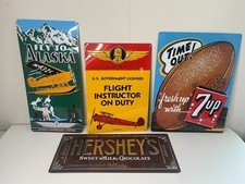 Brand New Ande Rooney, Reproduction, Embossed Vintage Advertising Tin Signs