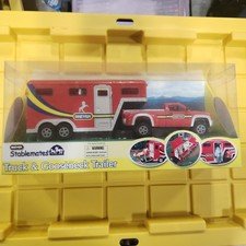 Breyer Retired 5310 Stablemates Red Truck And Gooseneck Trailer NIB 2005-2006 Cm