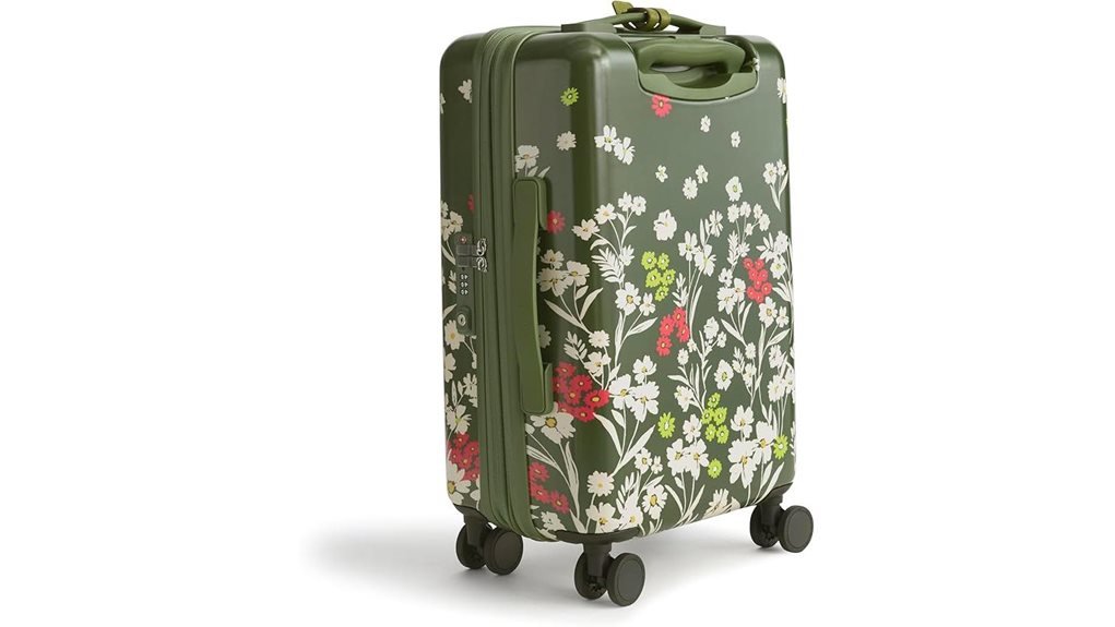 compact travel luggage spinner