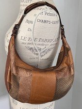 Dior Brown Patchwork Leather Bag Galliano