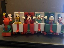 Disney Christmas Applause 12-PC Train Set Mickey/Minnie/Donald/Daisy/Goofy/Pluto