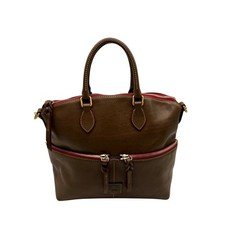 Dooney & Bourke Brown Leather Florentine Satchel Bag