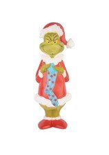 DR SEUSS THE GRINCH WITH STOCKING LED BLOW MOLD LIGHTED YARD DECOR