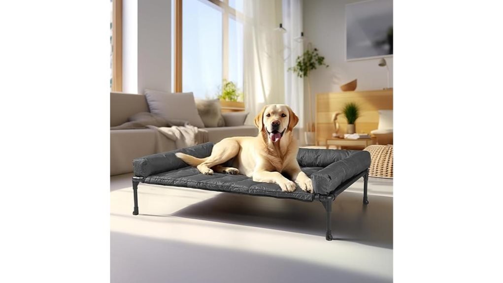 elevated dog bed cushion