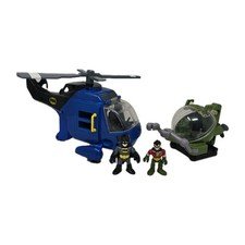 Fisher-Price Imaginext DC Super Friends Batman Robin Helicopter Submarine ToyRUs