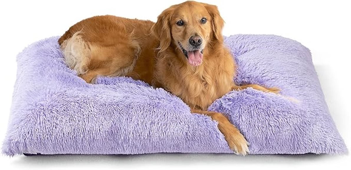 fluffy crate bed for large