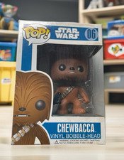 Funko POP! Star Wars CHEWBACCA Bobble-Head 2011 Series 1 Blue Box Not Sealed NEW