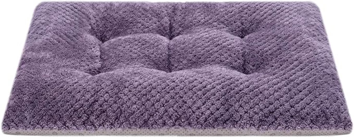 fuzzy deluxe pet bed