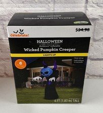 Gemmy 6’ Airblown Inflatable Wicked Pumpkin Creeper Halloween Airblown BRAND NEW
