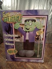 GEMMY 8 Feet Giant Inflatable Monster Halloween - Original Box RARE!! NOS