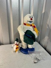 Gemmy Frosty The Snowman Animated Plush Christmas Decor Music Work With Mini