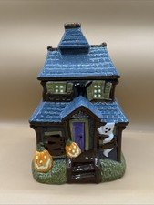 Halloween Haunted House, Cookie Jar, Vintage, David's Cookies, Collectible 