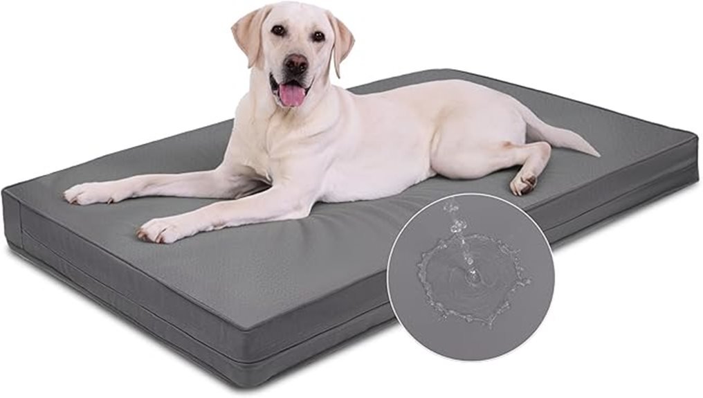 large waterproof dog bed