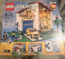 LEGO Creator 31012 Family House 3-in-1 Set 756pcs Light Brick Ages 8-12