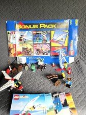 LEGO System Bonus Pack 1967 COMPLETE 5x Sets w/ MANUAL & DAMAGED BOX •READ READ