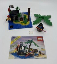 Lego Vintage Pirates 6260-Shipwreck Shipwreck Island (1989) - Incomplete W/ Figs