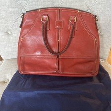 LOWER PRICE: Dooney & Bourke Florentine Clayton Satchel. Red.