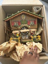 NEW Vtg 1978 E Schmeckenbecher Musical Cuckoo Clock Hofbrauhaus Original Box