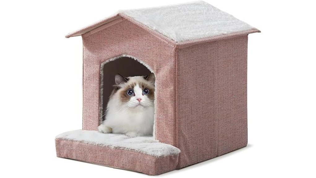 orthopedic foldable cat bed