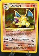 Pokémon Charizard Base Set 4/102 Holo Rare WOTC 1999