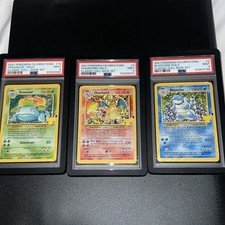 PSA 9 Pokémon Celebrations Big 3 #15 #4 #2 Charizard Blastoise Venusaur