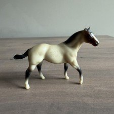 RARE! Breyer Stablemates Barn G1 Quarter Horse Stallion Bay Roan JC Penney 1998