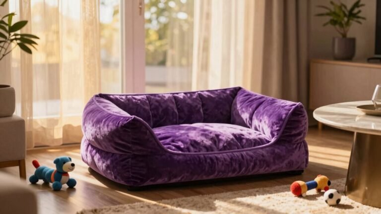 royal purple dog beds