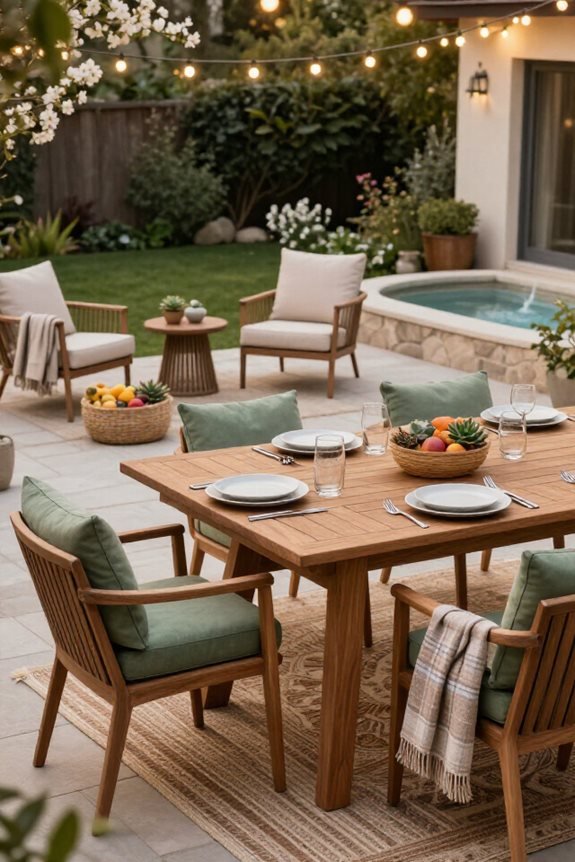 stylish and comfortable patio furniture