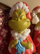 The Grinch Blow Mold Christmas 24” Yard Decor Gemmy 2022 NEW 65th Anniversary Ed
