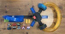 Thomas and Friends Minis Boost 'N Blast Stunt Set + 9 Mini Trains No Duplicates