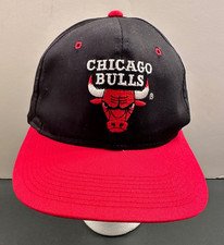 Vintage 90s Logo Chicago Bulls Snapback Hat NBA Never Worn Free Shipping