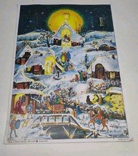 Vintage Advent Calendar RS Stuttgart-Rohr West Germany Order-Nr. 38 Christmas