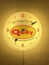 vintage advertising clock